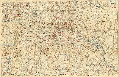 Historischer Alt-Berliner Stadtplan von 1936