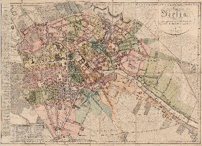 Historischer Alt-Berliner Stadtplan von 1811