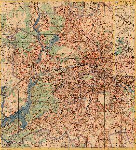 Historischer Alt-Berliner Stadtplan von 1951