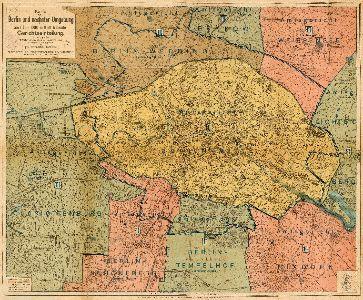 Historischer Alt-Berliner Stadtplan von 1906