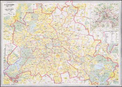 Historischer Alt-Berliner Stadtplan von 1978