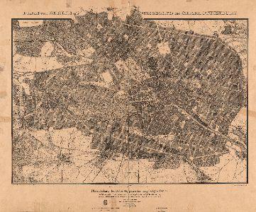 Historischer Alt-Berliner Stadtplan von 1862