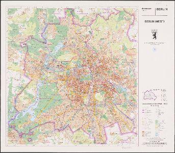 Historischer Alt-Berliner Stadtplan von 1985