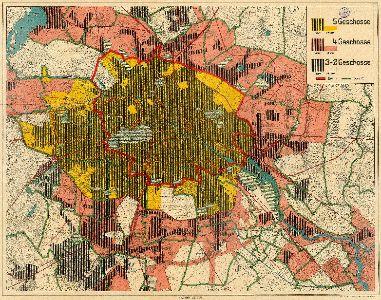 Historischer Alt-Berliner Stadtplan von 1917