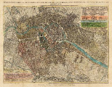Historischer Alt-Berliner Stadtplan von 1772
