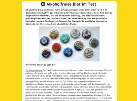 Bier-Test Alkfrei